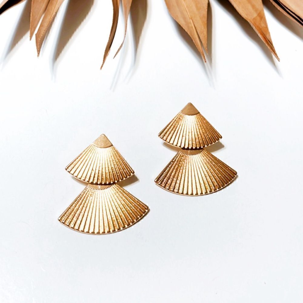 geo dangle earrings #866